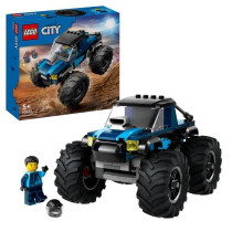 LEGO 60402 City The Blue Monster Truck, Off-Road Truck Toy and Driver