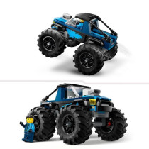 LEGO 60402 City The Blue Monster Truck, Off-Road Truck Toy and Driver