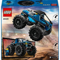 LEGO 60402 City The Blue Monster Truck, Off-Road Truck Toy and Driver