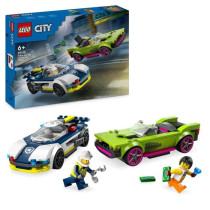 LEGO 60415 City The Chase between the Police Car and the Super Car, To