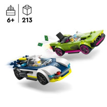 LEGO 60415 City The Chase between the Police Car and the Super Car, To