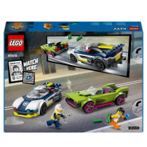 LEGO 60415 City The Chase between the Police Car and the Super Car, To