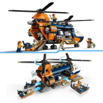 LEGO City 60437 Jungle Explorer Helicopter Base Camp, Ages 8+