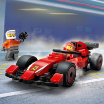 LEGO City 60443 F1 Pit Stop with Ferrari Car - Toy for Boys Ages 6 and
