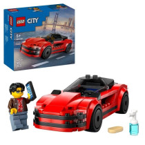 LEGO City 60448 Red Sports Car - Building Toy for Boys Aged 5