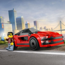 LEGO City 60448 Red Sports Car - Building Toy for Boys Aged 5
