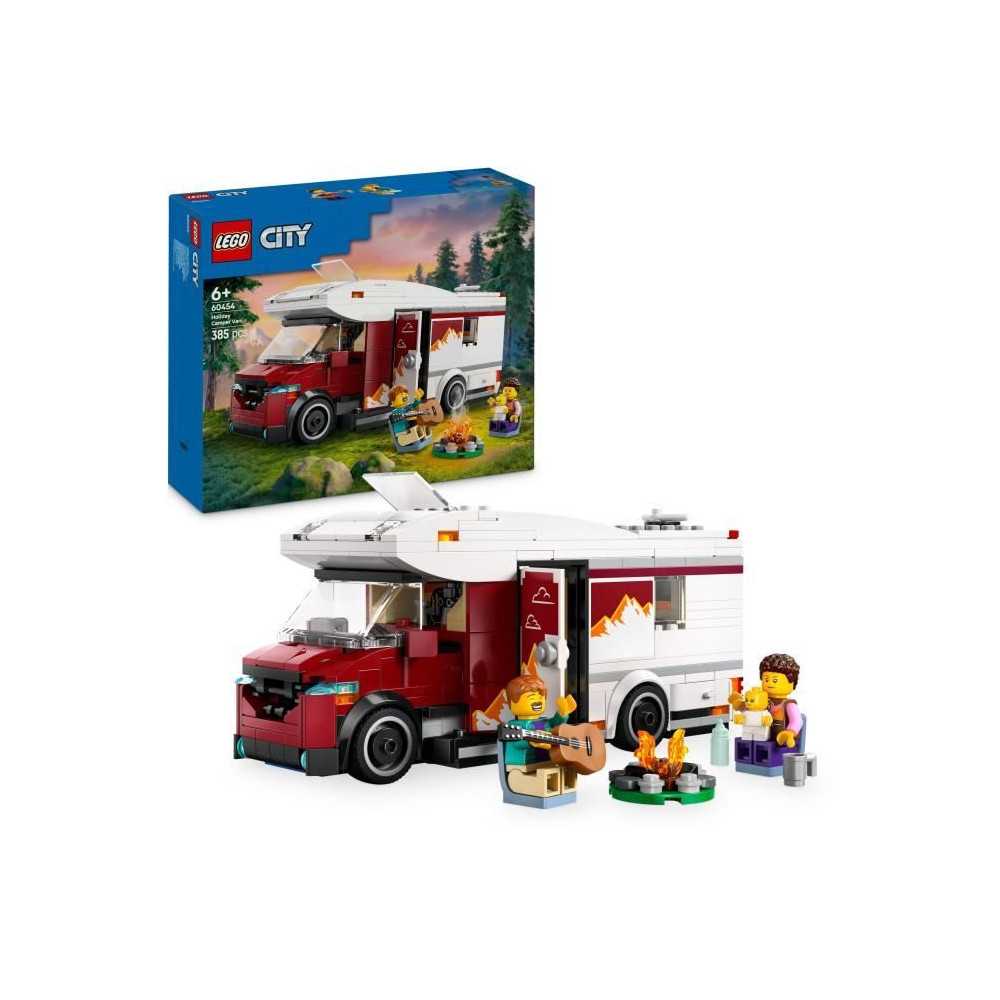 LEGO City 60454 Le camping-car d'aventures - Jeu de construction pour