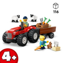LEGO City 60461 Red Farm Tractor with Trailer and Sheep - Game for Chi
