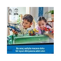 LEGO City 60462 Modular Helicopter, Fire Truck and Submarine - Toy for