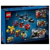 LEGO City 60462 Modular Helicopter, Fire Truck and Submarine - Toy for