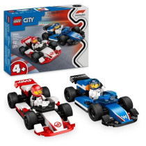 LEGO City 60464 Williams Racing and Haas F1 Racing Cars - Toy for 4 ye