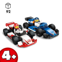 LEGO City 60464 Williams Racing and Haas F1 Racing Cars - Toy for 4 ye