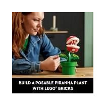 LEGO Super Mario 71426 Piranha Plant, Articulated Figure with Tube and