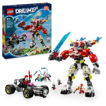 LEGO DREAMZzz 71497 Cooper's Tiger Mech & Zero's Racer - 3-in-1 Buildi