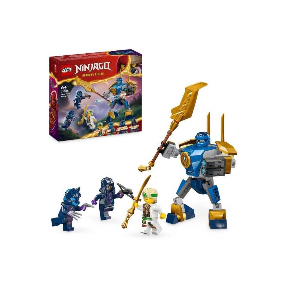 LEGO 71805 NINJAGO Battle Pack: Jay's Robot, Ninja Toy for Kids with M LEGO 71805 NINJAGO Battle Pack: Jay's Robot, Ninja Toy for Kids with M