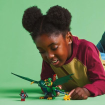 LEGO NINJAGO 71829 Lloyd's Forest Green Dragon - Building Game for Age
