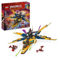 LEGO NINJAGO 71833 Ras and Arin's Super Storm Fighter - Building Game