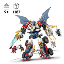 LEGO NINJAGO 71834 Zane's Ultra Combo Mech - 4-in-1 Building Toy for A