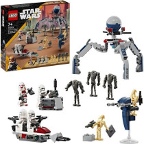 LEGO 75372 Star Wars Clone Troopers and Battle Droids Battle Pack, Toy
