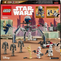 LEGO 75372 Star Wars Clone Troopers and Battle Droids Battle Pack, Toy