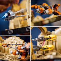 LEGO Star Wars 75380 Mos Espa Podracer Race Diorama, Spaceship
