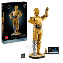 LEGO Star Wars 75398 C-3PO - Droid Figure to Build - Model for Adults