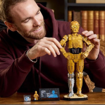 LEGO Star Wars 75398 C-3PO - Droid Figure to Build - Model for Adults