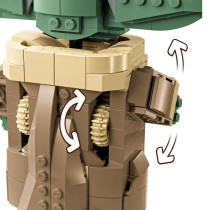 LEGO Star Wars: The Mandalorian 75403 Grogu and his pram - Constructio
