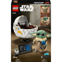 LEGO Star Wars: The Mandalorian 75403 Grogu and his pram - Constructio