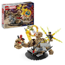 LEGO 76280 Marvel Spider-Man vs. Sandman: The Final Battle, Toy with S
