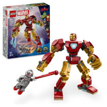 LEGO Marvel 76307 Iron Man Mech vs. Ultron - Super Hero Toy for Ages 6