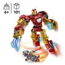 LEGO Marvel 76307 Iron Man Mech vs. Ultron - Super Hero Toy for Ages 6