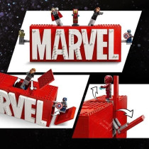 LEGO Marvel 76313 MARVEL Super Heroes Logo - Avengers Building Set for