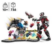 LEGO Marvel 76314 Captain America Civil War Battle - Toy for 10 Year O