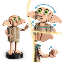 Lego Harry Potter 76421 Dobby The Elf of Home, character figurine toy,