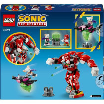 LEGO 76996 Sonic The Hedgehog Knuckles' Robot Guardian, Knuckles and R