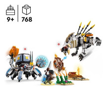 LEGO Horizon Adventures 77037 Aloy et Varl contre Testudien et Dents d