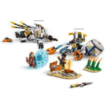 LEGO Horizon Adventures 77037 Aloy et Varl contre Testudien et Dents d