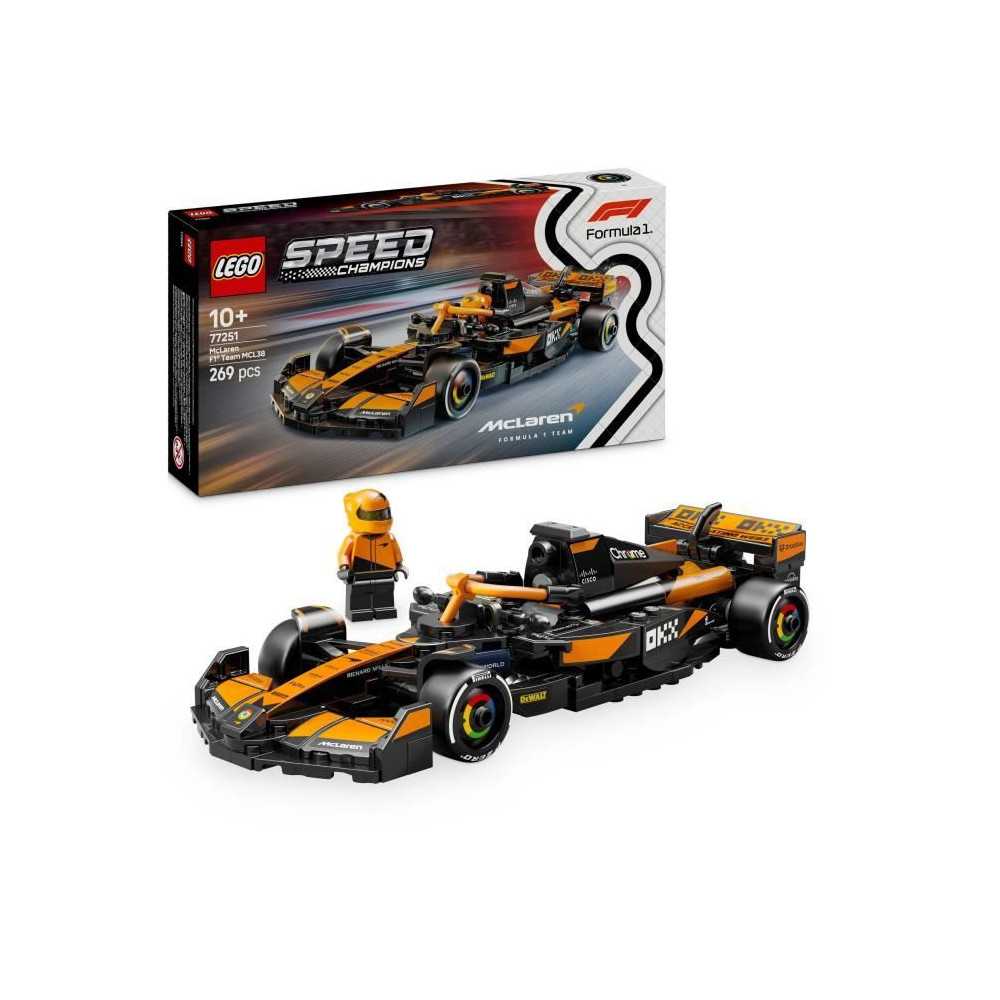 LEGO Speed Champions 77251 Voiture F1 McLaren Team MCL38 - Jeu de cons