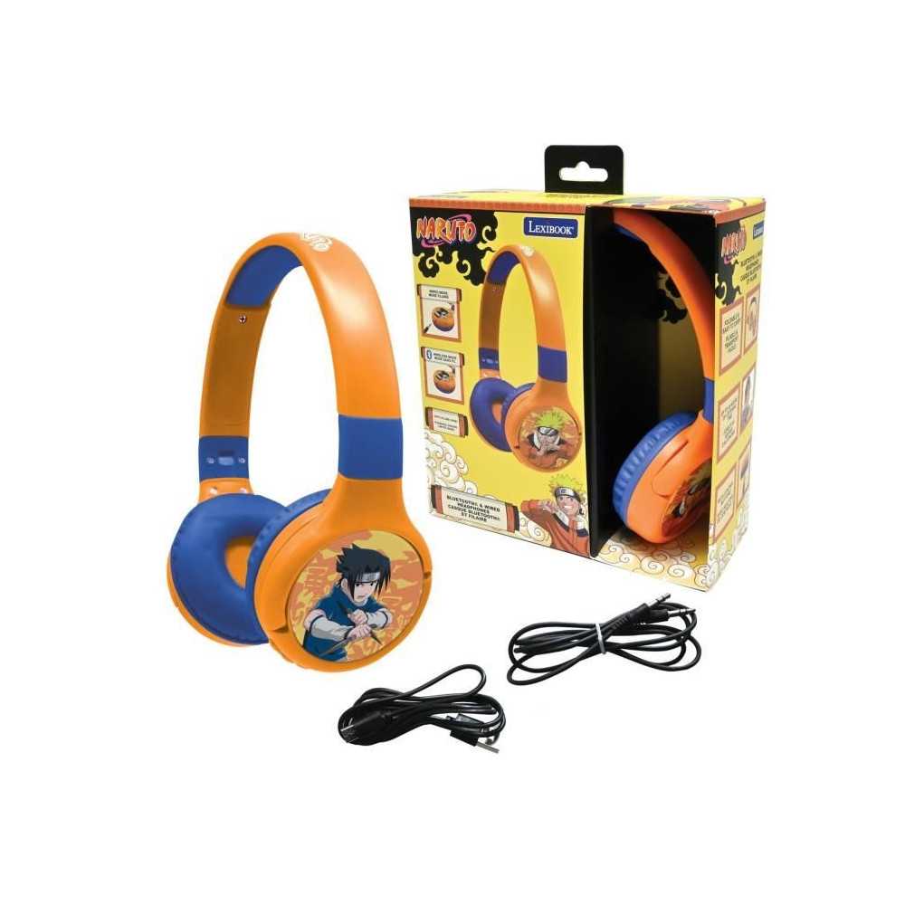 Casque 2 en 1 Bluetooth et Filaire confortable et pliable avec limitat