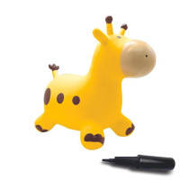 Inflatable jumping giraffe - Lexibook - 45 cm H - Manual pump included