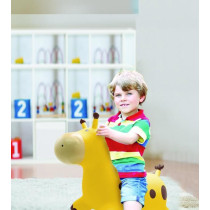 Inflatable jumping giraffe - Lexibook - 45 cm H - Manual pump included