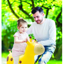 Inflatable jumping giraffe - Lexibook - 45 cm H - Manual pump included
