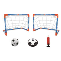 AeroFoot - Luminous foam hovercraft football disc with 2 goal cages, 1