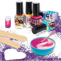 Barbie nail art color nail polish that changes color - Lisciani
