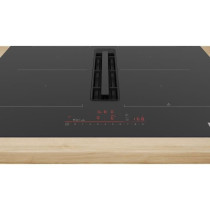 Table induction aspirante - BOSCH SER6 - PVQ711H26E Noir - 4-foyers -