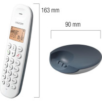 Cordless landline telephone - LOGICOM - DECT ILOA 150 SOLO - Slate - W