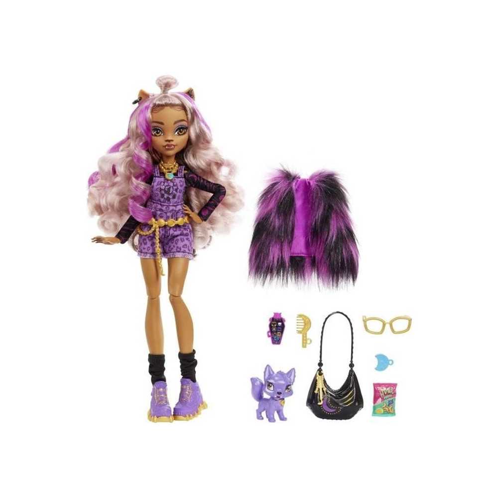 Monster High - Clawdeen Wolf with Pet - Doll - Ages 4 and Up - MONSTER Monster High - Clawdeen Wolf with Pet - Doll - Ages 4 and Up - MONSTER