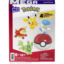 MEGA-Pokémon-Construction box 4 figurines and 1 Poké Ball (79 pcs) H