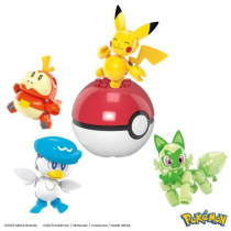 MEGA-Pokémon-Construction box 4 figurines and 1 Poké Ball (79 pcs) H